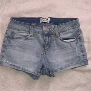 Denim jean shorts